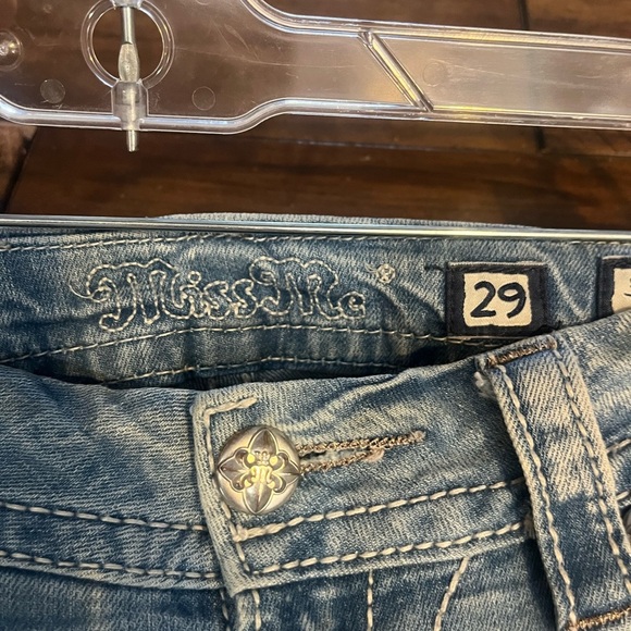 Miss Me Light Blue Flare Jeans - Picture 9 of 11